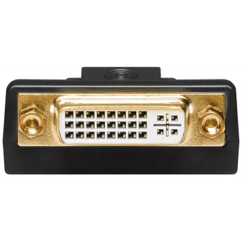 Goobay DisplayPort/DVI-D adapter 1.1 kullatud must