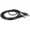 Toitekaabel USB A DC 1,5 m DeLOCK 83578