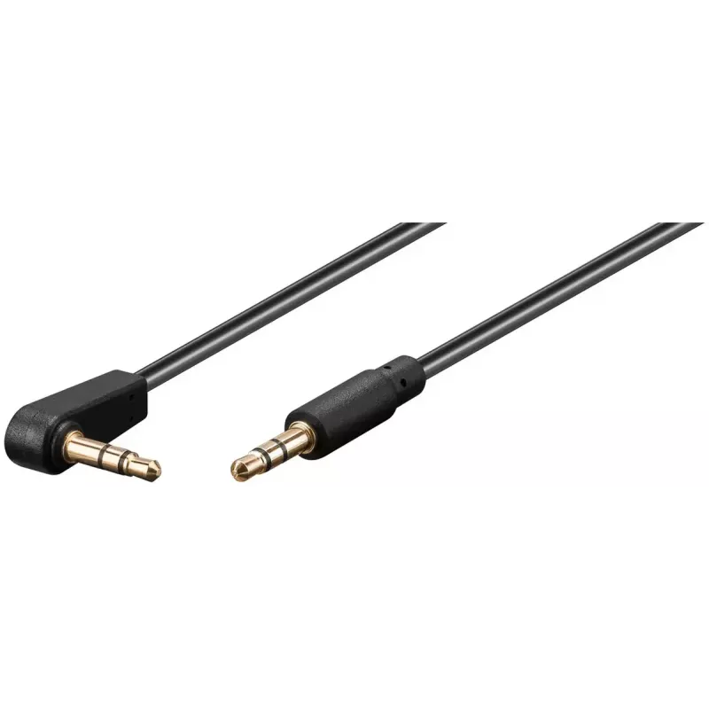 Audiojuhe Goobay 67782 0.5m 3.5mm isane-isasele Must