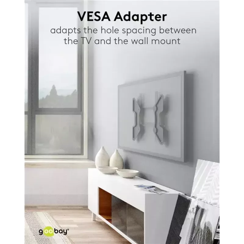 VESA adapter Goobay 60134 teleri seinale kinnitamiseks
