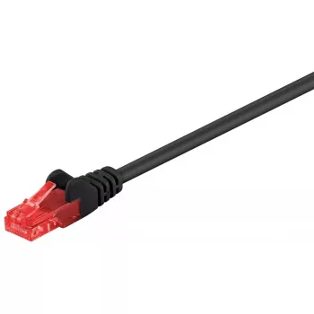 Võrgukaabel Goobay CAT 6 ühenduskaabel RJ-45 Cat6 2m Must