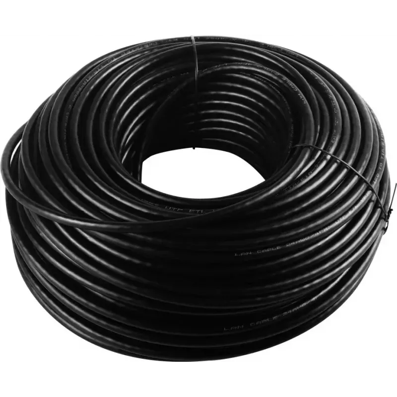 Võrgukaabel Goobay CAT 6 Outdoor U/UTP 100m Must