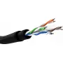 Võrgukaabel Goobay CAT 6 Outdoor U/UTP 100m Must