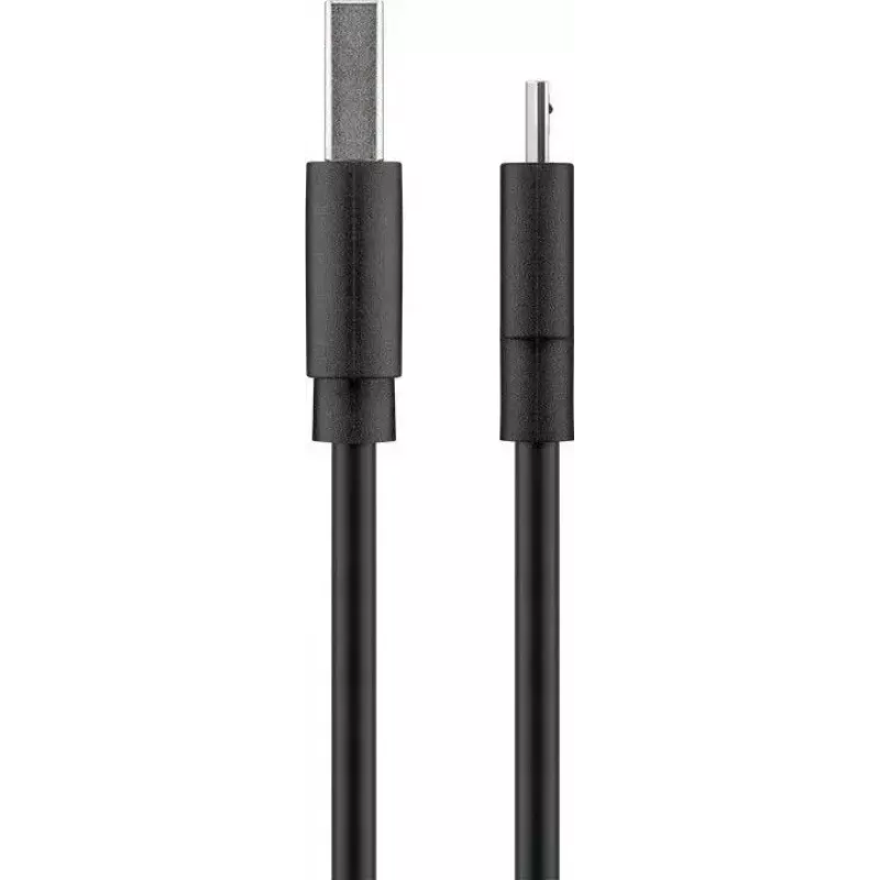 Goobay Micro-USB kiirlaadimis- ja sünkroonimiskaabel 1 m USB 2.0 must