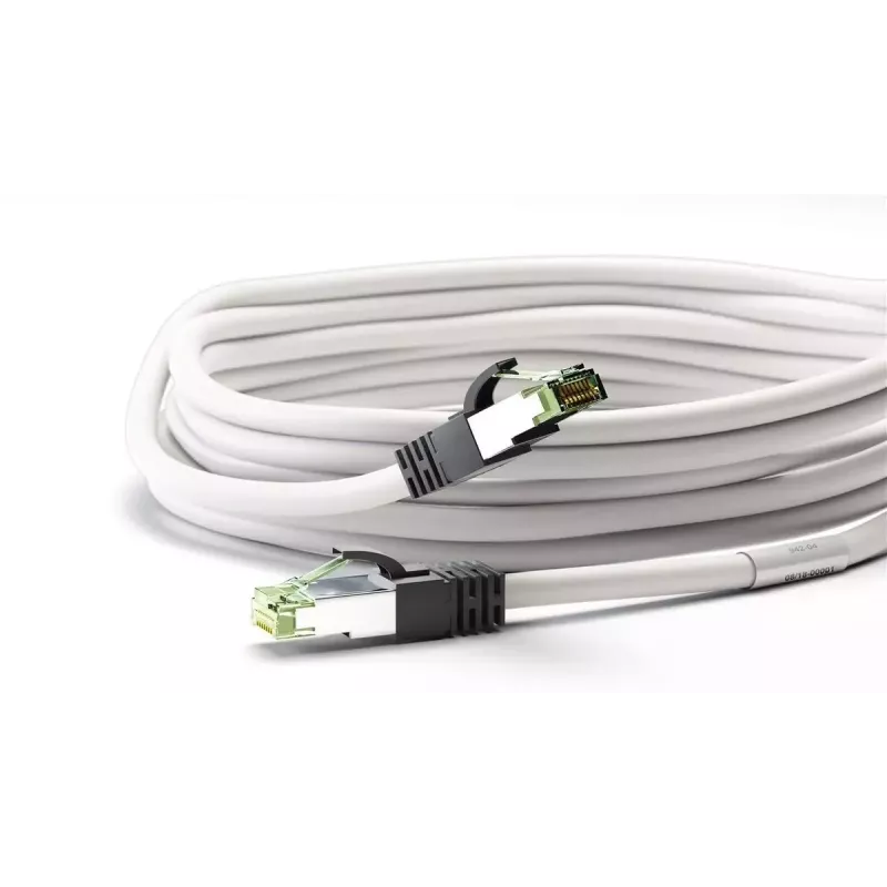 Goobay CAT 8.1 paigalduskaabel RJ-45 Cat8.1 1 m valge