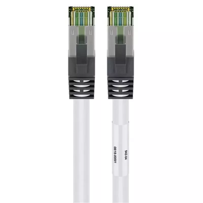 Goobay CAT 8.1 paigalduskaabel RJ-45 Cat8.1 1 m valge
