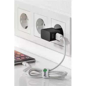 Laadimiskomplekt Indoor Goobay Dual Apple Lightning 44995