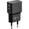 Laadimiskomplekt Indoor Goobay Dual Apple Lightning 44995