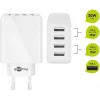 Siselaadija Wentronic 44962 Universal Valge 4 USB Ports 5V