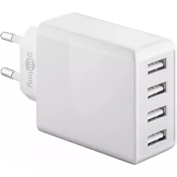 Siselaadija Wentronic 44962 Universal Valge 4 USB Ports 5V