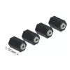 Vahetugi M2,5 kuuskant sisekeermega 10 mm must 4 tk DeLOCK 60243