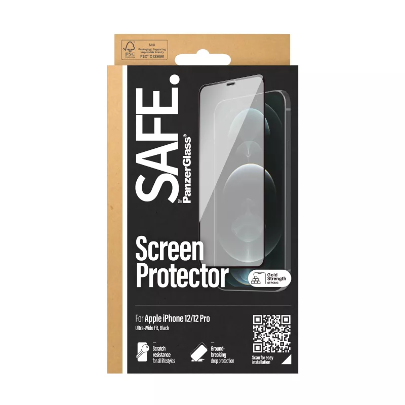 PanzerGlass SAFE. by ® ekraanikaitse iPhone 12 | 12 Pro | servast-servani