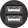 Goobay Dual-USB autolaadija 24 W must kiirlaadimine ülevoolukaitse