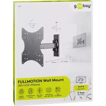 TV-kinnitus Goobay 49713 106,7 cm (42 tolli) Must