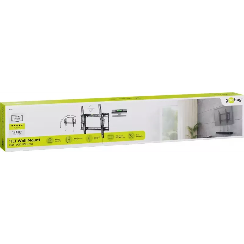 TV-kinnitus Goobay 49909 139,7 cm (55 tolli) Must