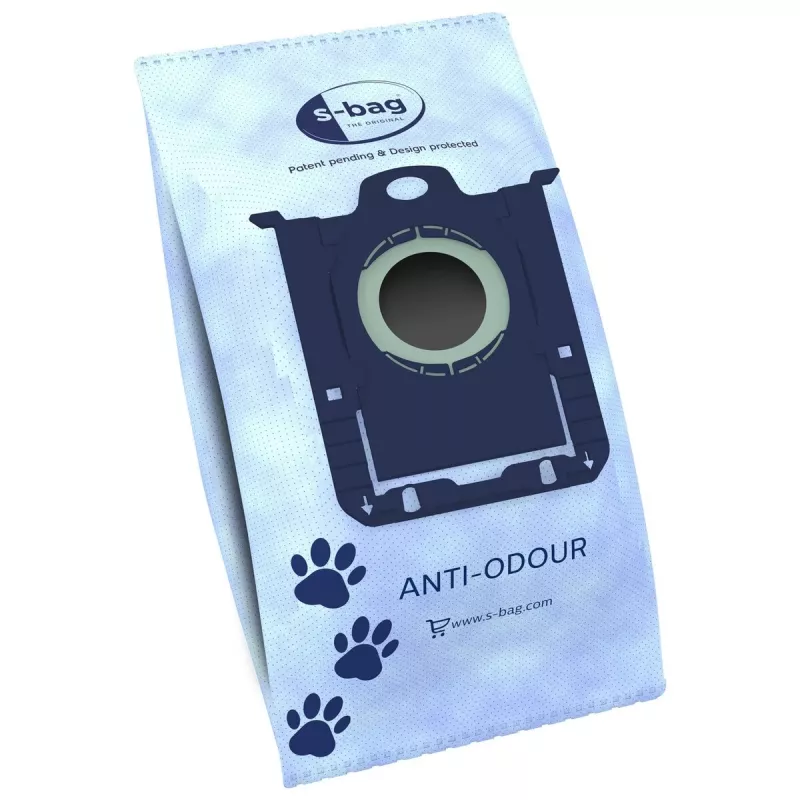 Tolmukott Electrolux s-bag Anti Odour 4 tk silindertolmuimeja jaoks Valge