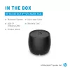 HP must Bluetooth kõlar 360, juhtmega ja juhtmevaba, mono kaasaskantav kõlar, must, silinder, nupud, universaalne