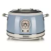 Ariete 2904 Riisikeetja - Elektriline riisikeetja keraamilise kausiga - Omatehtud sushi - Multikeetja - Vintage Line - 3,5 L - 650 W - Sinine