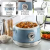 Ariete 2904 Riisikeetja - Elektriline riisikeetja keraamilise kausiga - Omatehtud sushi - Multikeetja - Vintage Line - 3,5 L - 650 W - Sinine