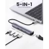 Ugreen 10919 sülearvuti dokk/pordireplikaator Juhtmega USB 3.2 Gen 1 (3.1 Gen 1) USB-C Hall