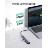 Ugreen 10919 sülearvuti dokk/pordireplikaator Juhtmega USB 3.2 Gen 1 (3.1 Gen 1) USB-C Hall