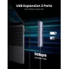 Ugreen 10919 sülearvuti dokk/pordireplikaator Juhtmega USB 3.2 Gen 1 (3.1 Gen 1) USB-C Hall