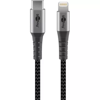 Goobay Lightning-kaabel 2m Must Hall 60W 3A USB C