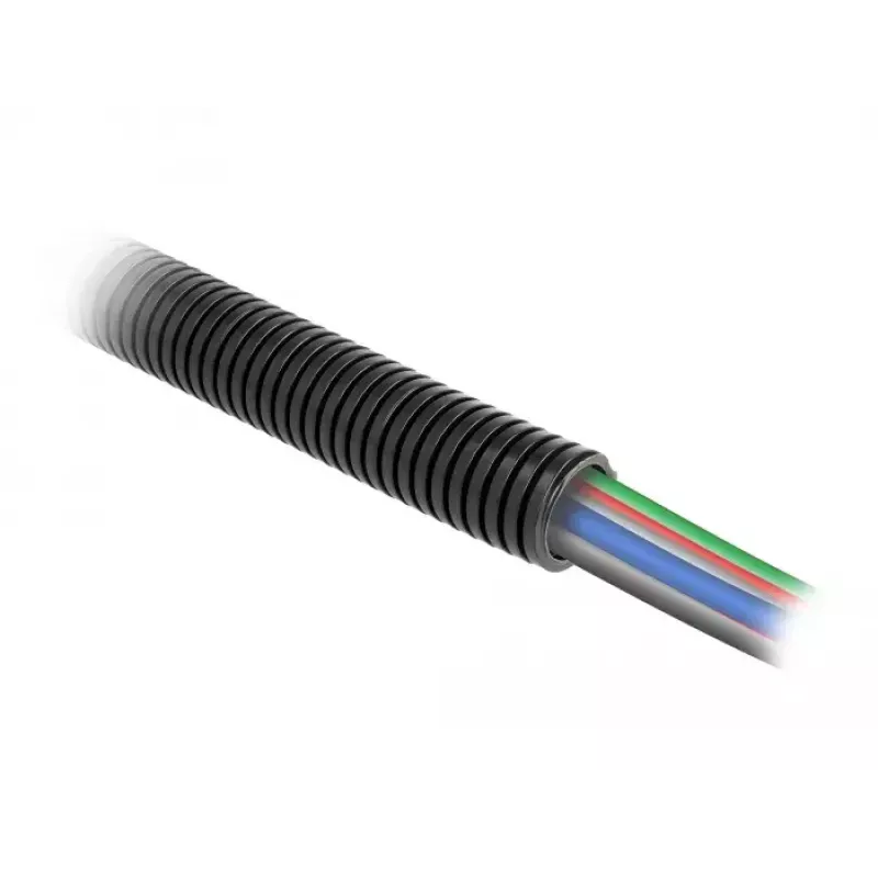 Kaablikaitseümbrise DeLOCK 60458 1 m x 21,2 mm must