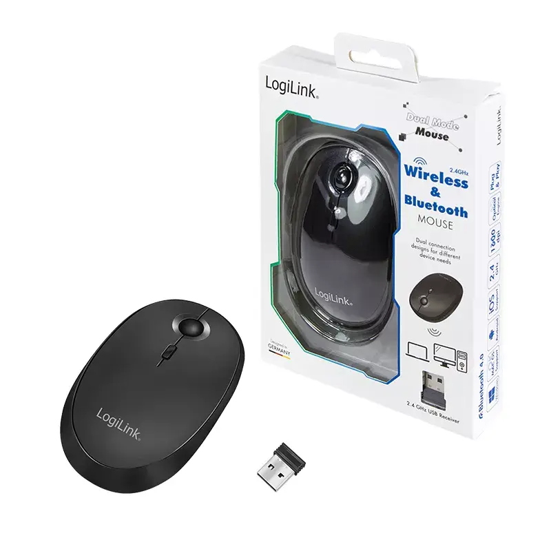 Hiir LogiLink ID0204 RF Wireless + Bluetooth