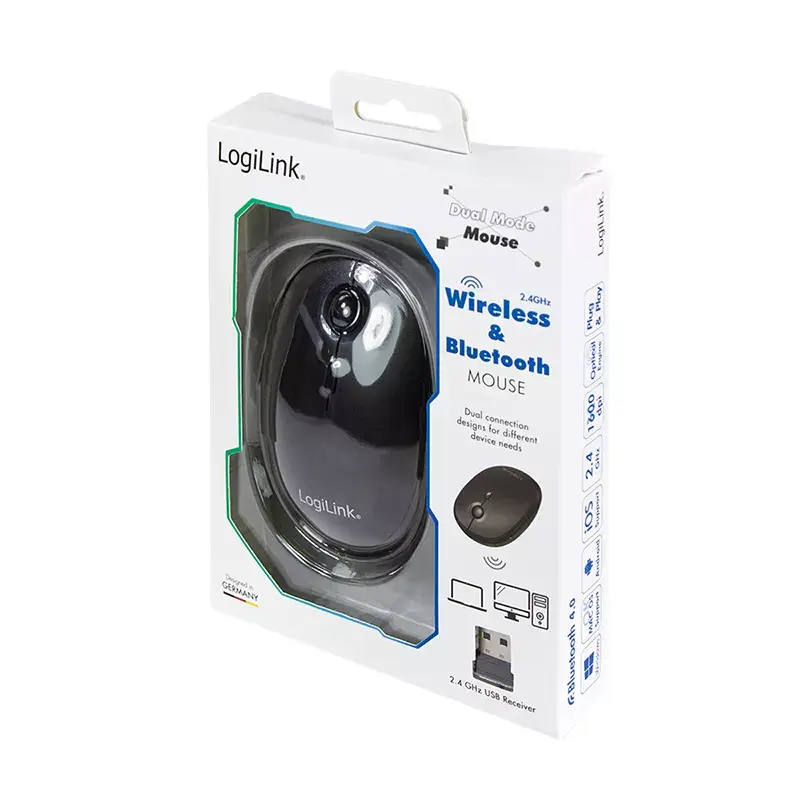 Hiir LogiLink ID0204 RF Wireless + Bluetooth