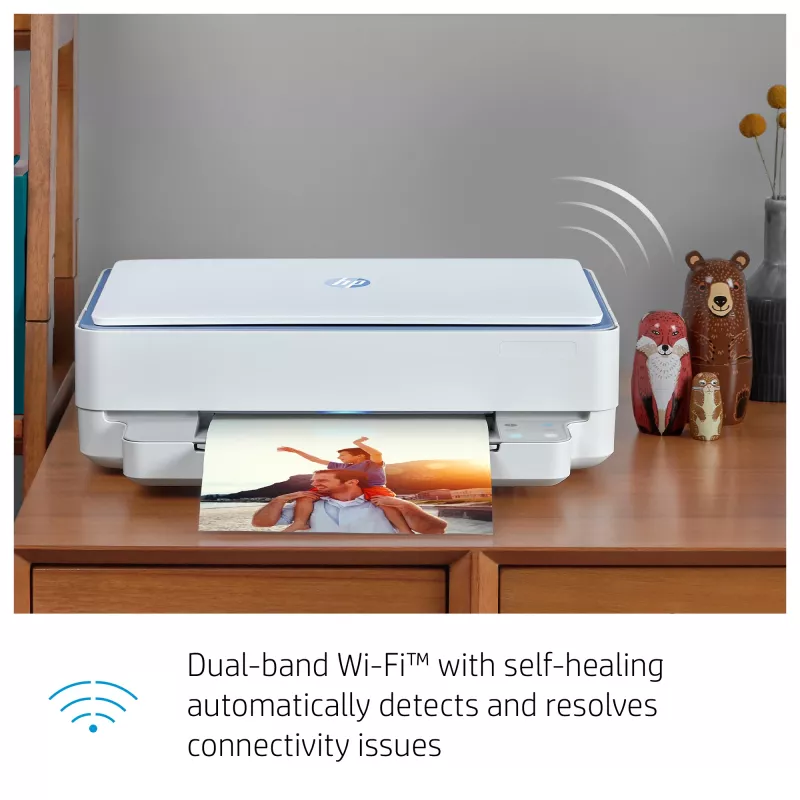 HP ENVY 6010e traadita mitmeotstarbeline värviprinter, Instant Ink; koopiamasin, skanner