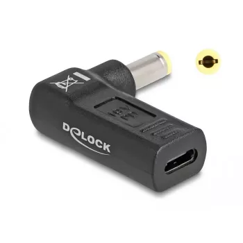 Laptop power tip DeLOCK 60011 USB-C to 5.5 x 2.5 adapter 19V 3A