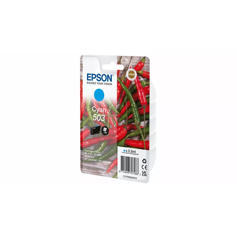 Epson 503 tindikassett 1 tk Originaal Standardtäitega Sinine