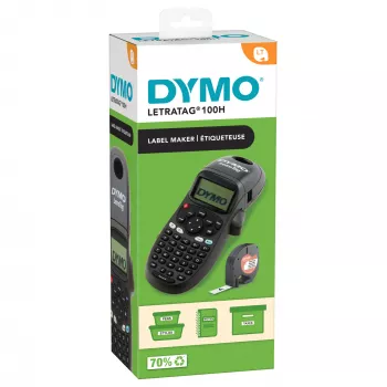 Sildiprinter DYMO LetraTag 100H, värviline ABC, sinine