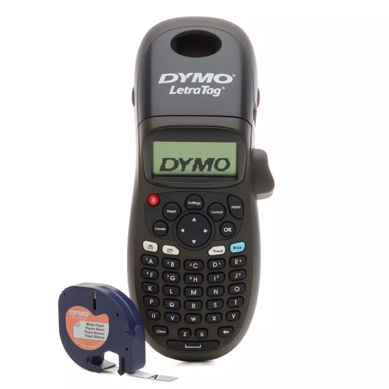Sildiprinter DYMO LetraTag 100H, värviline ABC, sinine