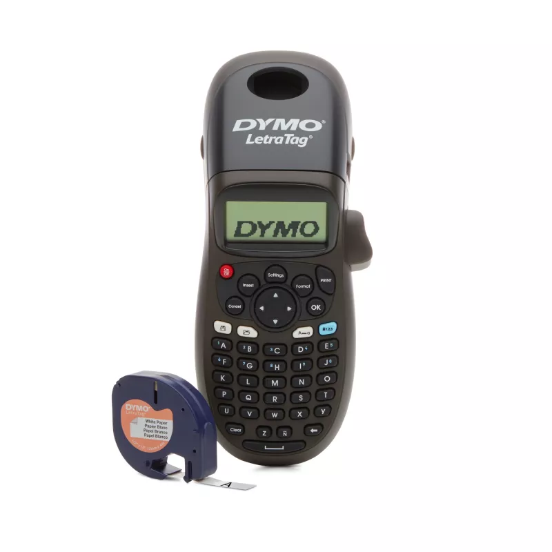 Sildiprinter DYMO LetraTag 100H, värviline ABC, sinine