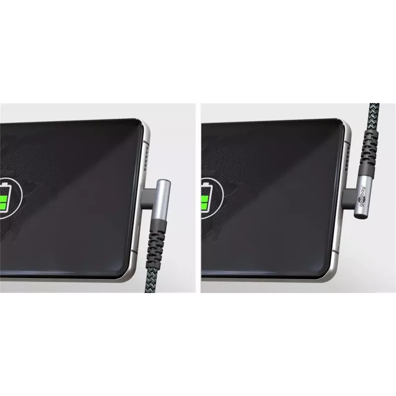 Goobay USB-kaabel USB 2.0 2 m USB-C must hall