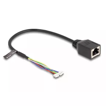 Võrgukaabel DeLOCK 88007 RJ45 4-kontaktsele 6-kontaktsele Cat5e 0,3 m must