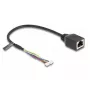 Võrgukaabel DeLOCK 88007 RJ45 4-kontaktsele 6-kontaktsele Cat5e 0,3 m must