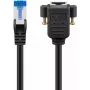 Võrgukaabel Goobay 65645 RJ-45 Cat6a 5 m Must