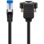 Networking kaabel Goobay 65641 RJ-45 Cat6a 0.5 m Must