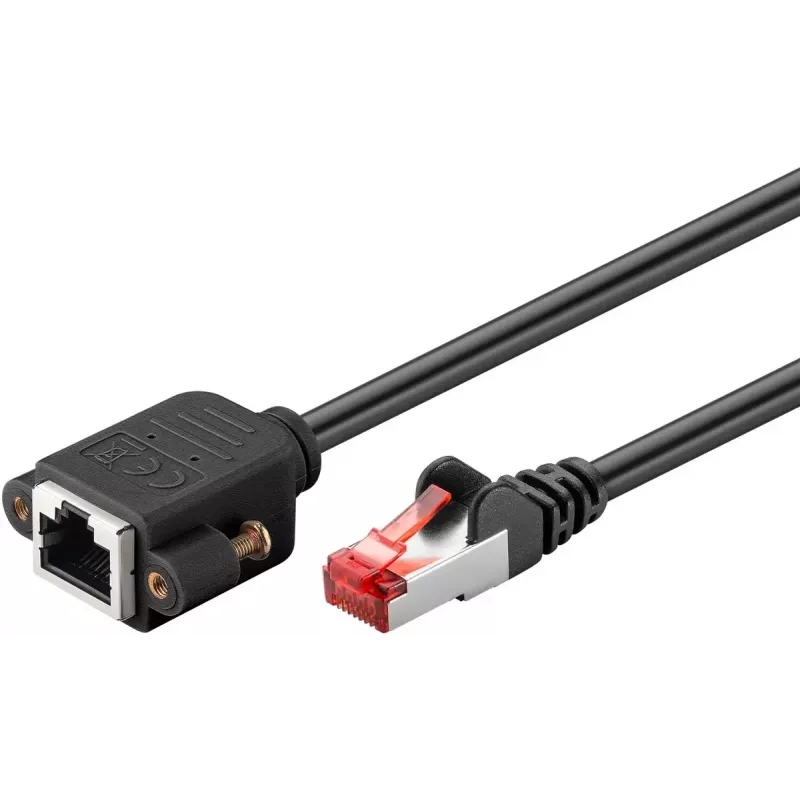 Võrgukaabel Goobay 65637 RJ-45 Cat6 1 m Must