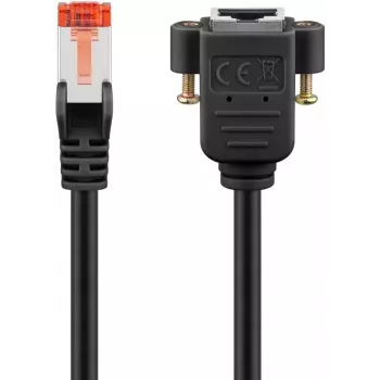 Võrgukaabel Goobay 65637 RJ-45 Cat6 1 m Must