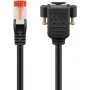 Võrgukaabel Goobay 65637 RJ-45 Cat6 1 m Must