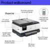 HP OfficeJet Pro 8134e traadita mitmeotstarbeline värviprinter, Instant Ink; kahepoolne printimine