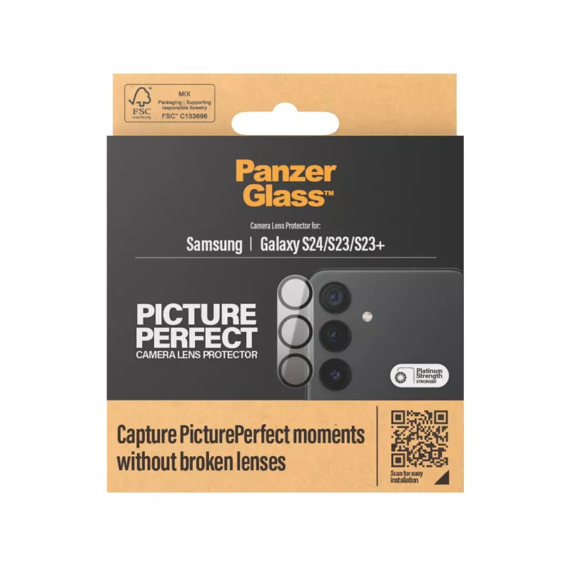 Kaamera objektiivi kaitse PanzerGlass Samsung Galaxy S24 S23 S23 Plus kriimustuskindel löögikindel