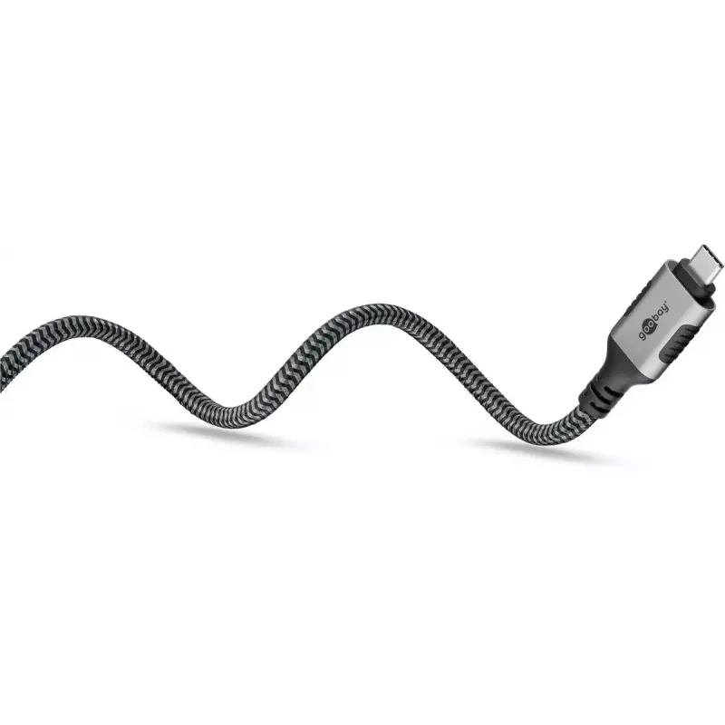 Goobay soovahetaja USB C RJ-45-le 10 m must hõbedane