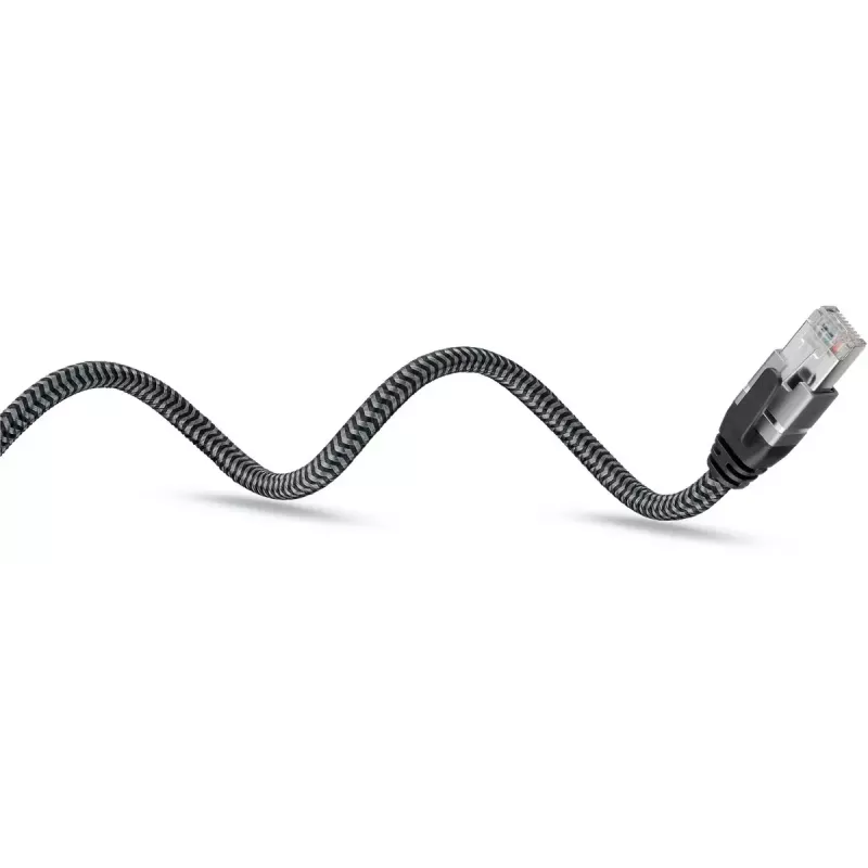 Goobay soovahetaja USB C RJ-45-le 10 m must hõbedane