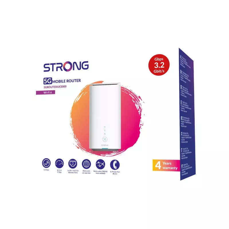 Mobiilside ruuter Strong 5G Router AX3000 Wi-Fi 5