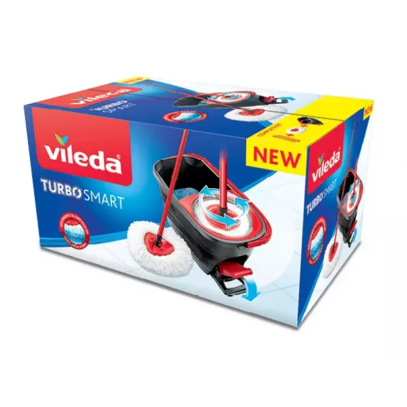 Mopping system Vileda Turbo Smart Single tank Must Red 166140